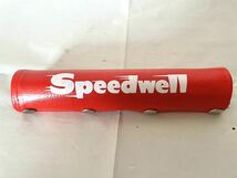 Speed wellレッド ハンドルバー カバー USED品Mongoose webco red line Diamond Back OLDSCHOOL BMX VINTAGE BMX _画像1