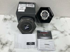 ◇CASIO　カシオ G-SHOK 5513 JA　GST-B100 -1ADR シルバー 腕時計 ケース付き　ソーラー 美品