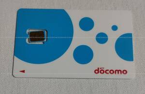 docomo nanoUIM card DN06n nano frame attaching . approximately settled sim card 