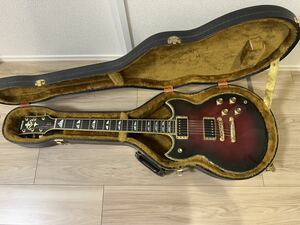 F263 弦交換　メンテナンス済み　YAMAHA SG3000 カスタム ワインレッド ヤマハハードケース付 エレキギター Custom