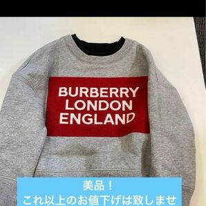 BURBERRY スウェットトレーナー デパート購入品 正規品