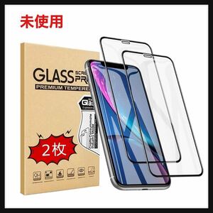 【未使用】【2枚セット】 iPhone 11 / iPhone XR ガラスフイルム iPhone XR 強化ガラス【日本製素材旭硝子製】 6Dラウンドエッジ加工