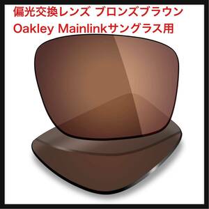 【開封のみ】Mryok ★偏光交換レンズ Oakley Mainlinkサングラス用　ブロンズブラウン