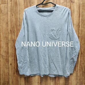 NANO UNIVERSE ナノユニバース 長袖 Tシャツ ロンT