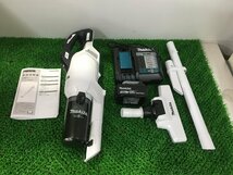 【未使用品】makita(マキタ) 18v充電式クリーナ サイクロン一体式 白(3.0Ahバッテリx1/充電器) CL286FDRFW / ITXDH3XJT984_画像1