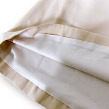 S561 100円スタート FOXEY レディース 台形スカート カジュアル M 38 ホワイト（白） 無地 ウール 上品 _画像3