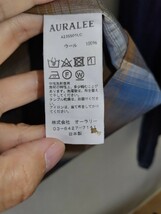 【美品】AURALEE 2023SS SUPER LIGHT WOOL CHECK SHIRT チェックシャツ オーラリー 1LDK A.PRESSE _画像4