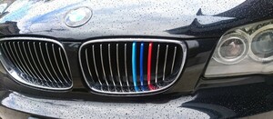 3 color M front grille buckle emblem BMW 1 series E81 E82 E87 E88 116i 118i 120i 130i 135i 118d Kido knee 