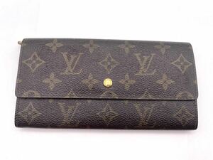 ルイヴィトン LOUIS VUITTON 長財布 ポシェットポルト モネ クレディ モノグラム 