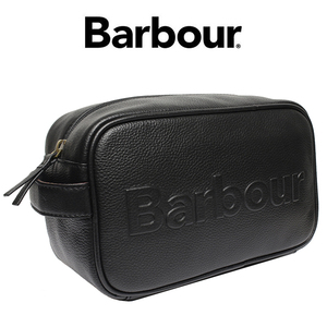 バブアー Barbour バッグ メンズ セカンドバッグ レザー クラッチバッグ MAC0451 BK11 新品