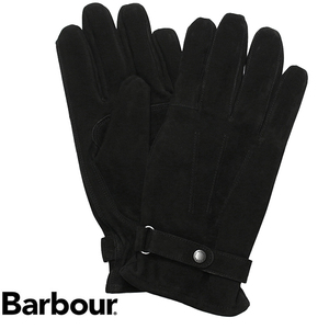  Bab a-Barbour glove gloves men's leather n back size L MGL0007 BK11 new goods 