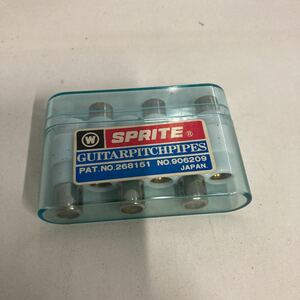 Sprite Pitch Pipe for guitar ギターピッチパイプ ギター P.A NO.268151 NO.906209 年代物 チューナー チューニング　当時物