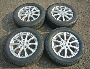 ☆JOKER ジョーカー 16インチホイル【6.5J 5H 114.3+52】ブリヂストン VRX/NEXEN WINGUARD ice 215/60R16 スタッドレスタイヤ USED品☆