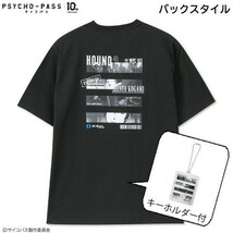 即決 PSYCHO-PASS サイコパス メンズTシャツ【3L-4L】新品タグ＆キーホルダー付き 狡噛慎也 10th ANNIVERSARY_画像2