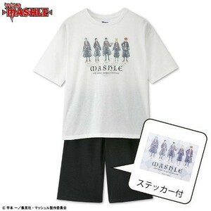 即決 マッシュル-MASHLE- レディースルームウェア【M】新品タグ＆シール付き セットアップ Tシャツ+裏毛ハーフパンツ 甲本一