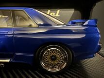 [カスタム品] 1/18 Nissan Skyline GT-R R32 Gr.A CALSONIC BLUE イグニッションモデル ignition model スカイライン カルソニック BNR32_画像4