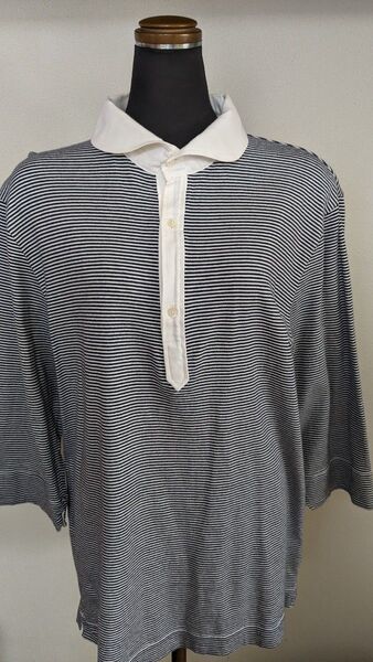 BARNEYS NEWYORK 七分袖メンズポロシャツ
