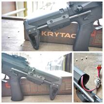 【動画あり】KRYTAC クライタック TRIDENT MK2 PDW-M GATE TITANⅡ DSGカスタム m4 m16 電子トリガー 電動ガン タイタン _画像8