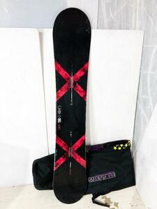 ◎★ 中古★BURTON/バートン スノーボード カスタムＸ ワイド 158 ケース付 ウインタースポーツ【BURTON スノーボード】CC2D