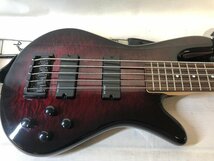 未検品 SPECTOR スペクター 5弦ベース エレキベース S/N:W111544 ケース付 楽器 【現状品】[50-1019-O7]_画像2