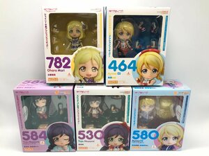 ラブライブ ねんどろいど 5点 まとめ 東條希 584 530　/ 絢瀬絵里 464 580 / 小原鞠莉 782 サンシャイン グッスマ【現状品】[311-1031-S1]