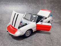 1/18 アルファロメオ スパイダー Alfa Romeo MINICHAMPS GTA 2000 SPIDER 警察車　police car 関: オートアート　京商　BBR PMA_画像2