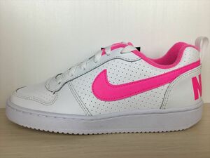 NIKE（ナイキ） COURT BOROUGH LOW GS（コートバーロウLOW GS） 845104-100 スニーカー 靴 ジュニア 24,0cm 新品 (1505)