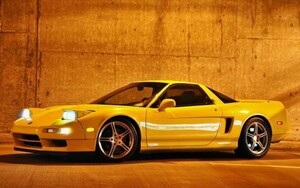 Art hand Auction 本田 Acura NSX-T 绘画风格壁纸海报 宽版 603 x 376 毫米(可移除贴纸类型)001W2, 汽车相关商品, 按汽车制造商, 本田