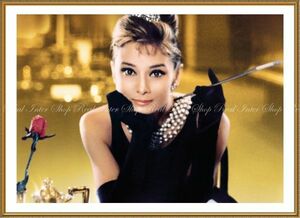  Audrey *hep балка n Tiffany . утро еда .1961 год [ рама печать ] обои постер очень большой 805×585mm (. ... наклейка тип ) 005SGE1