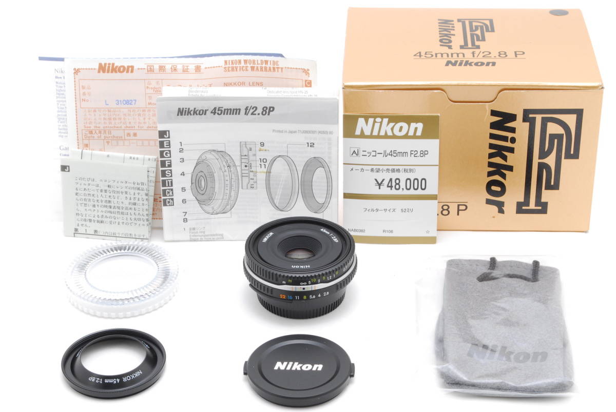 ヤフオク! -「nikon ai nikkor 45mm f2.8p」(一眼カメラ用（マニュアル