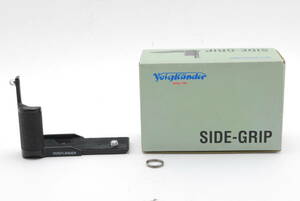 箱付き!! Voigtlander フォクトレンダー SIDE-GRIP サイドグリップ BESSA R R2 L用 #5337