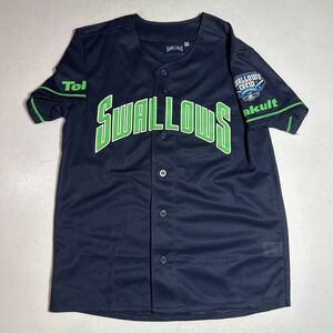 東京ヤクルトスワローズ swallows オフィシャル official ユニフォーム 紺 ネイビー Mサイズ