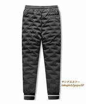 正規品 ダウンパンツ 冬メンズパンツ 厚手 ロングパンツ 切替 バイクパンツ 防寒アウトドアパンツ スキーパンツ 二色 S～5XL選択/5XL_画像4