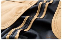正規新品 メンズパンツ スラックス ビジネスパンツ 薄手 ロングパンツ ストレッチ 紳士 フォマール 涼しい 無地 大きいサイズ 紺色 W48_画像8