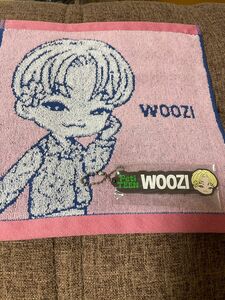 SEVENTEEN WOOJI 1番くじ　ラバーマスコット　タオル