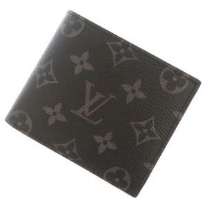 ルイヴィトン 財布 モノグラム エクリプス ポルトフォイユ・マルコ NM M62545 LOUIS VUITTON メンズ 黒