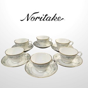 Noritake ノリタケ NOBLE ノーブル 2600 カップ&ソーサー コーヒーカップ ティーカップ 6客 食器 AT101.25