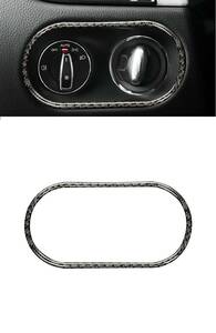  Porsche Macan head light switch frame cover real carbon 