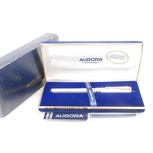  Aurora /SV925 Magellan fountain pen M character / both for type sterling silver (14037)