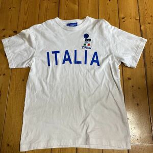 サッカーウェアTシャツ 綿100% ITALIA Tifosi サイズL