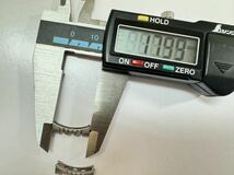 オメガ　エンドピース 11 弓かん 18mm幅用 OMEGA vintage parts rice bracelet ライスブレス　フラッシュフィット FF11 1036 1502 102-1_画像10