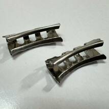 オメガ　エンドピース 11 弓かん 18mm幅用 OMEGA vintage parts rice bracelet ライスブレス　フラッシュフィット FF11 1036 1502 102-1_画像8