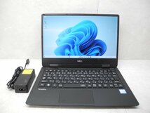 ☆第7世代.高解像度☆NEC.Versa Pro VKT12/H-1☆Core i5-7Y54 1.20GHz/8GB/SSD256GB/無線/Bluetooth/Office/Windows 11 Pro☆1円スタート☆_画像1