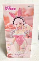 すーぱーそに子　BiCute Bunnies Figure Pink ver. フィギュア　未開封美品　セクシー　網タイツ　美少女　プライズ　非売品　ガシャ　食玩_画像1