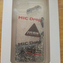 BTS MIC Drop THEME iPhone SE2/8/7 スマートフォンケース 流れるラメ_画像3