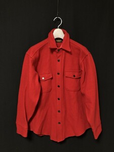 USA製　Vintage 80's◆DEERSKIN CPO　ヘビーメルトン　シャツジャケット メルトンシャツ