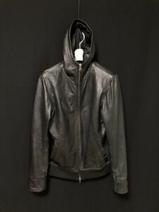  обычная цена 39600 иен *L.H.P/DETAILS NEW Leather Hood Riders овечья кожа f-ti- Rider's черный 