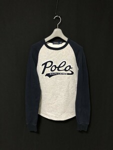 ◆POLO RALPH LAUREN スウェット トレーナー　バイカラー　ビッグロゴ S