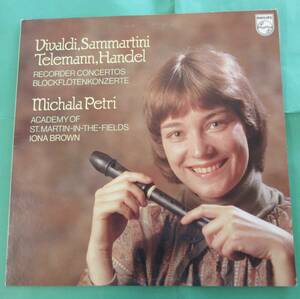 ★ レコード LP ミカラ・ペトリ「Vivaldi / Sammartini / Telemann / Handel / Recorder Concertos」/ ★L161