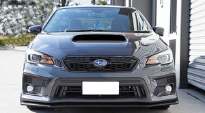 ★SUBARU WRX STI・WRX S4 VA系 後期 D/E/F/G型 フロント リップ スポイラー S207型 PU製★各社メーカ純正色塗装込★2017-現行.☆